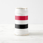 スーダンの国旗 ビールジョッキ (中央)