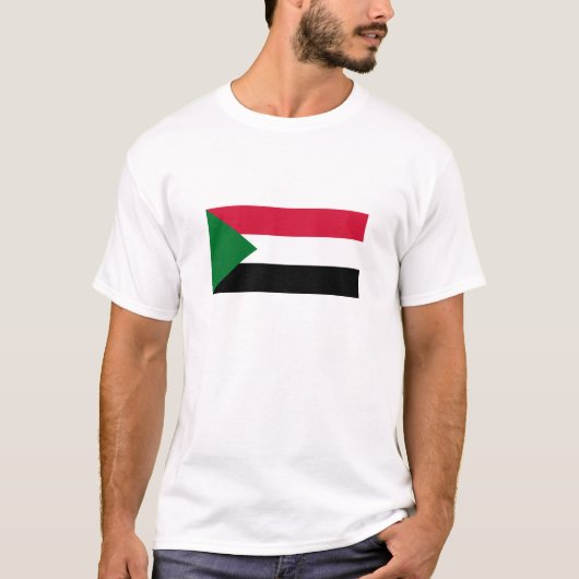 スーダンの国旗 Tシャツ (正面)