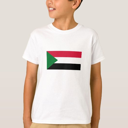 スーダンの国旗 Tシャツ (正面)