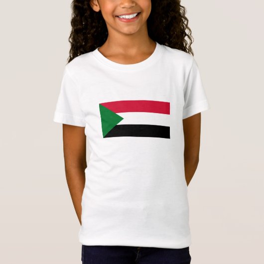 スーダンの国旗 Tシャツ (正面)