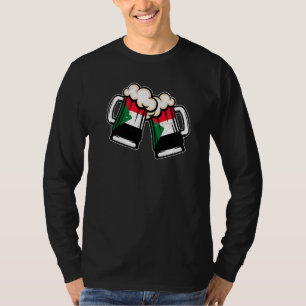 スーダンの旗 ビールマグ クールなスーダンのビール Tシャツ