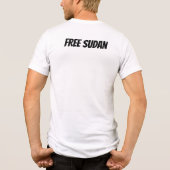 スーダンの自由 トライブレンドTシャツ (裏面)