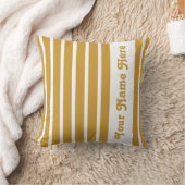 スーダンブラウンストライプサファリ枕の名前 クッション (ブランケット)