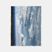 スーダン上空の曇り フリースブランケット (正面)