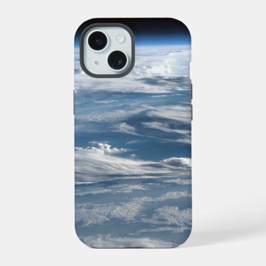 スーダン上空の曇り iPhone 15ケース (裏面)