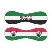 スーダン国旗とコート・オブ・アームズ 野球ボール (パネル)