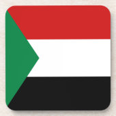 スーダン国旗のコースター コースター (正面)