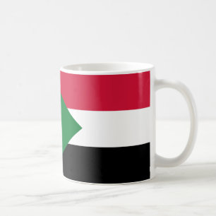 スーダン国旗セラミックコーヒーマグ コーヒーマグカップ