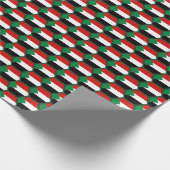 スーダン国旗ハニカムラッピング紙 ラッピングペーパー (角)