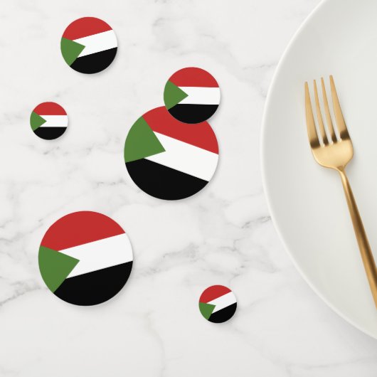 スーダン国旗 コンフェッティ (グループ)