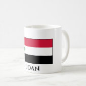 スーダン国旗 コーヒーマグカップ (正面右)