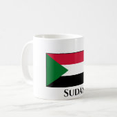 スーダン国旗 コーヒーマグカップ (正面左)