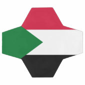 スーダン国旗 サッカーボール (フラット)