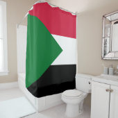 スーダン国旗 シャワーカーテン (インサイチュ)
