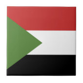 スーダン国旗 タイル (正面)