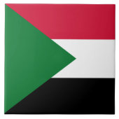 スーダン国旗 タイル (正面)