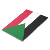 スーダン国旗 ノートパッド (アングル)
