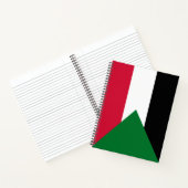 スーダン国旗 ノートブック (内部)