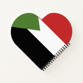 スーダン国旗 ノートブック (裏面)