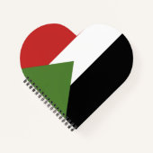 スーダン国旗 ノートブック (正面)