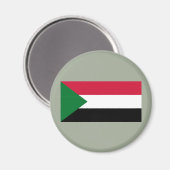 スーダン国旗 マグネット (正面/裏面)
