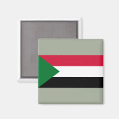 スーダン国旗 マグネット (正面/裏面)