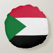 スーダン国旗 ラウンドクッション (裏面)