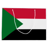 スーダン国旗 ラージペーパーバッグ (裏面)