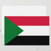 スーダン国旗 便箋 (正面/裏面)