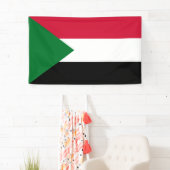 スーダン国旗 横断幕 (インサイチュ)