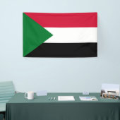 スーダン国旗 横断幕 (トレードショー)
