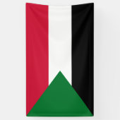 スーダン国旗 横断幕 (縦)