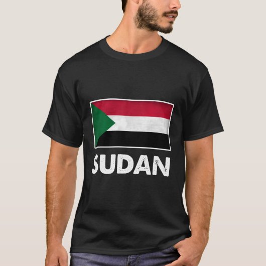 スーダン国旗 Tシャツ (正面)