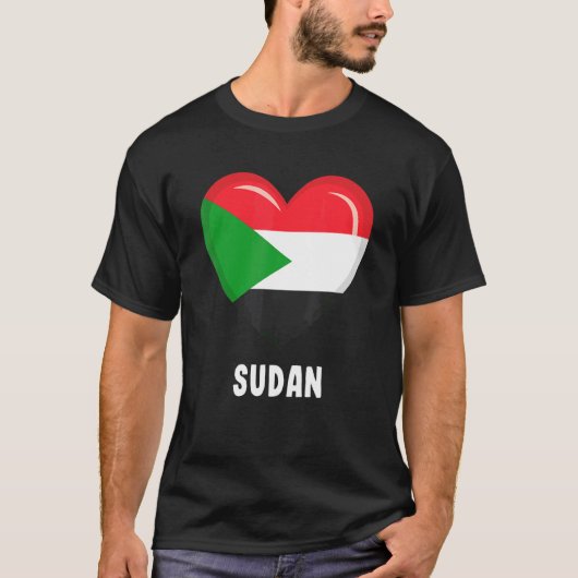 スーダン国旗 Tシャツ (正面)