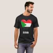 スーダン国旗 Tシャツ (正面フル)