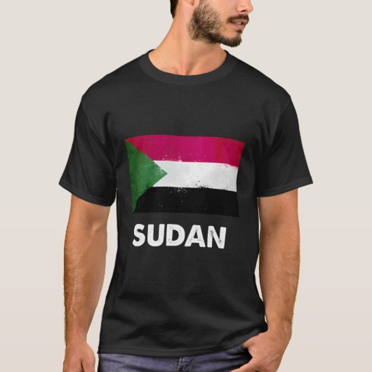 スーダン国旗 Tシャツ (正面)