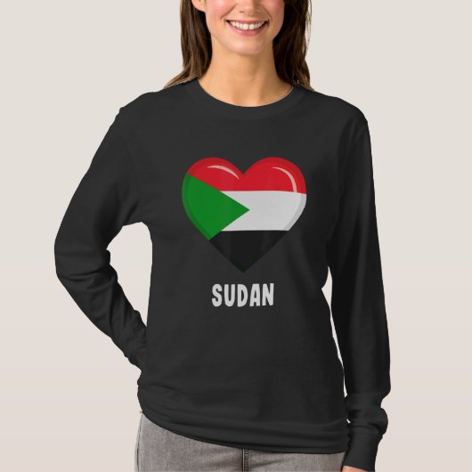 スーダン国旗 Tシャツ (正面)