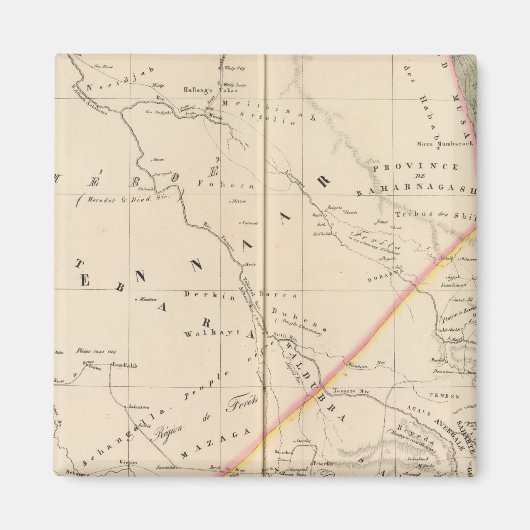 スーダン、エチオピア マグネット (正面)