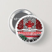 スーダン・スーダン・カナダ・ツリー・ルーツ国旗 缶バッジ (正面&裏面)