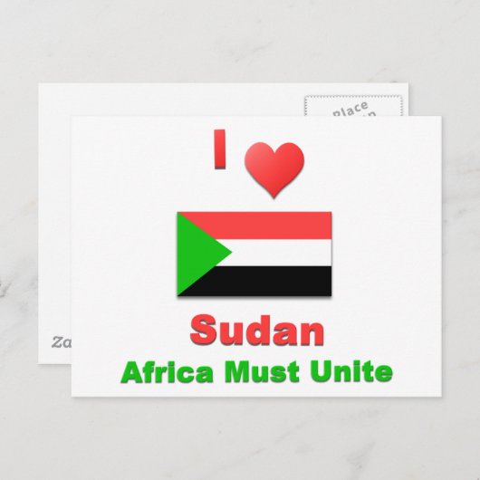 スーダン ポストカード (正面/裏面)