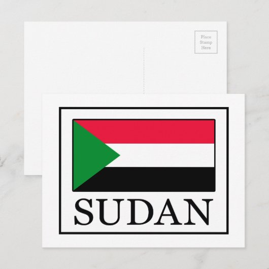 スーダン ポストカード (正面/裏面)