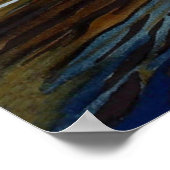 スーダン、伝統的魚釣り、ヴィンテージ旅行 ポスター (角)