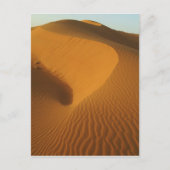 スーダン、北(ヌビア)、砂漠の砂丘 ポストカード (正面)