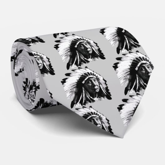 スーチーフテン先住民アメリカのチーフジョセフギフト ネクタイ (ロール)
