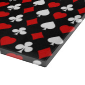 スーツが付いている背景 カッティングボード (角)