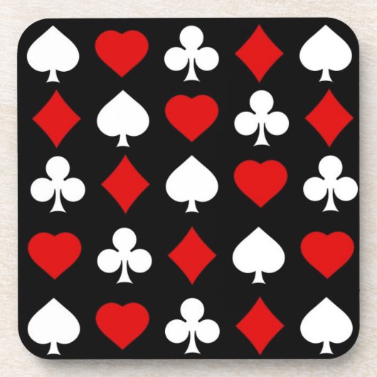 スーツが付いている背景 コースター (正面)