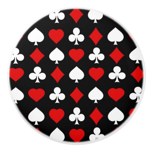 スーツが付いている背景 セラミックノブ (正面)