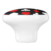 スーツが付いている背景 セラミックノブ (側面)