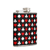 スーツが付いている背景 フラスク (右)