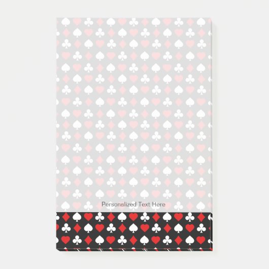 スーツが付いている背景 ポストイット (正面)